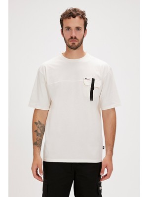 Bad Bear Clifford Beyaz Baskılı Erkek Tişört