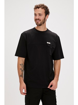 Bad Bear Clifford Siyah Baskılı Erkek Tişört