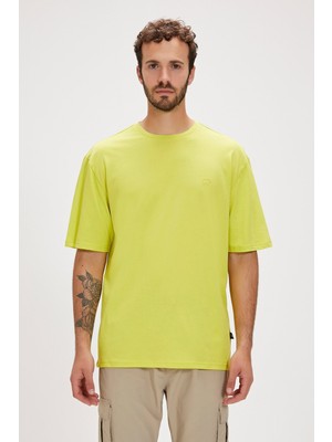 Bad Bear Liber Yeşil Logo Baskılı Basic Erkek Tişört