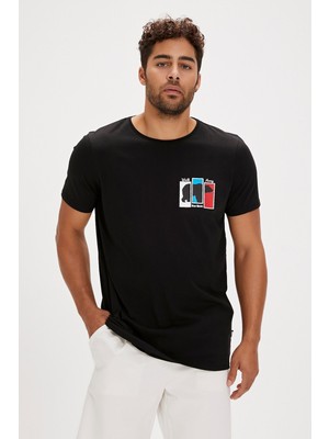Bad Bear Grizzle Erkek Siyah T-Shirt 24.01.07.019-C01