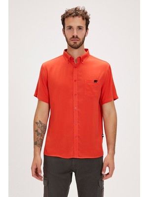 Bad Bear Frank Tarçın Erkek Basic Kısa Kollu Gömlek