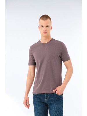 FSM 1453 FSM1453 Erkek Günlük Pamuk Sıfır Yaka Kısa Kollu Renkli Tişört Shark - 421