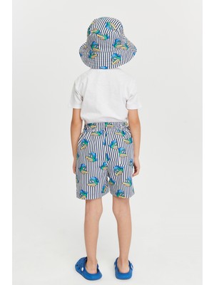 Benitto Kids Benittokids Erkek Çocuk Desenli Deniz Şortu 7004
