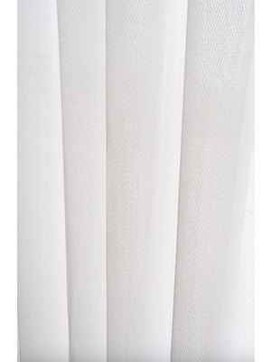 Boutique Curtain Balık Sırtı Amerikan Pile 1/3 Sık Pile Dikim Korniş / Rustik Uyumlu Tül Perde