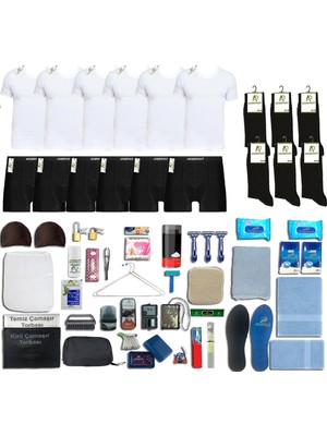 6'lı Her Şey Dahil Denizci Asker Paketi Denizci Asker Seti Denizci Askeri Malzeme Paketi Bedelli Denizci Asker Malzemesi Paketi