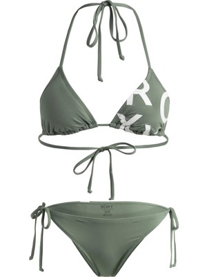 Roxy Sd Be cl Tıkı Trı Reg Ts Set Yeşil Kadın Bikini