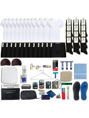 12'li Tavsiye Denizci Asker Paketi-Denizci Asker Seti-Denizci Askeri Malzeme Paketi-Bedelli Acemi Denizci Asker Malzemesi Paketi