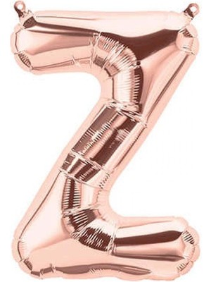 Kidspartim Z Harfi Rose Gold Folyo Balon 34 Inç 80 cm