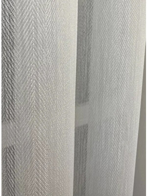 Boutique Curtain Balık Sırtı Amerikan Pile 1/3 Sık Pile Dikim Korniş / Rustik Uyumlu Tül Perde