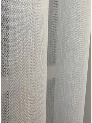 Boutique Curtain Balık Sırtı Amerikan Pile 1/3 Sık Pile Dikim Korniş / Rustik Uyumlu Tül Perde