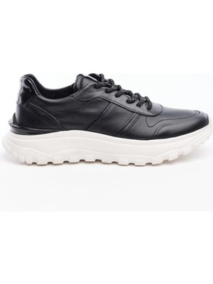 Derinet  Deri Yüksek Taban Erkek Sneaker