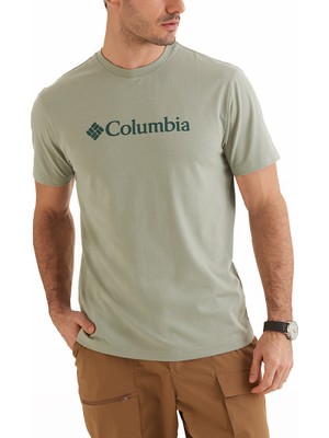Columbia Cs0287 Csc M Basic Big Logo Brushed Ss Tee Erkek T-Shirt