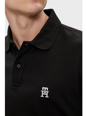 Tommy Hilfiger Pamuklu Regular Fit Polo Yaka T Shirt Erkek Polo Yaka T Shirt Mw0Mw34783 Bds