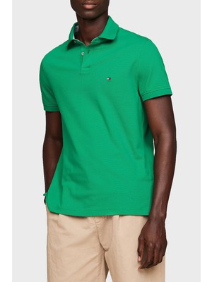 Tommy Hilfiger Pamuklu Regular Fit Polo Yaka T Shirt Erkek Polo Yaka T Shirt Mw0Mw17770 L4B