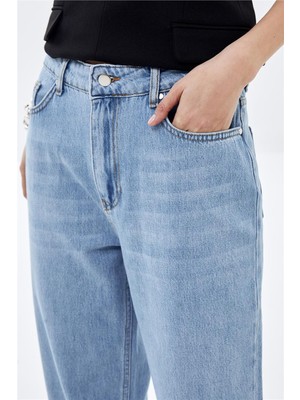 MAVI Düşük Bel Wide Leg Jean Pantolon