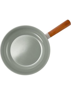 Neoflam 26 cm Döküm Ahşap Saplı Wok Tava