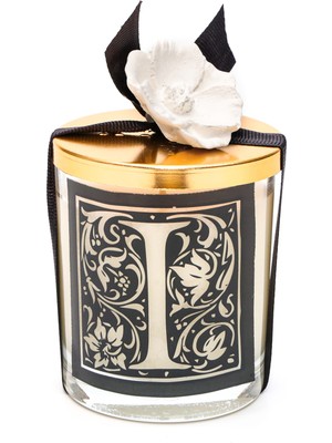 Missi Kişiye Özel I Harfi Yasemin Sandal Vegan Mum (140 gr)