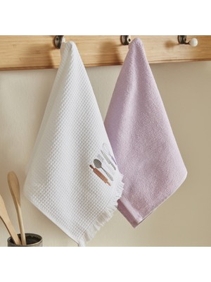 Karaca Home Servis %100 Pamuk 2 Parça Mutfak Havlusu