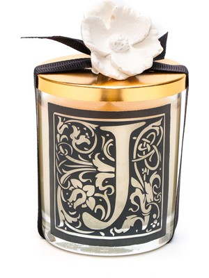 Missi Kişiye Özel J Harfi Yasemin Sandal Vegan Mum(140 gr)