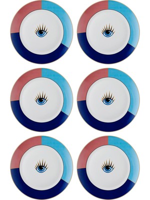 The Mia Eye Servis Tabağı 6 Kişilik