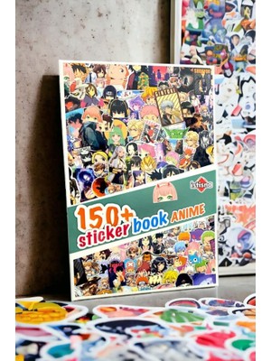 İstisna 150+ Kpop Anime Sticker Book Etiket Kitabı Sticker Defteri A5 Boyut Etiket Seti