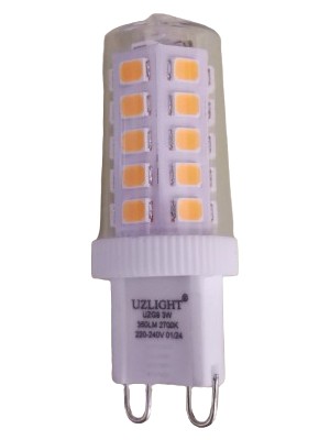 Uzlight Uzled 3W G9 LED Kapsül Ampul 2700K Sarı Işık