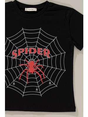 For You Kids Spider Baskılı Alt Üst Takım