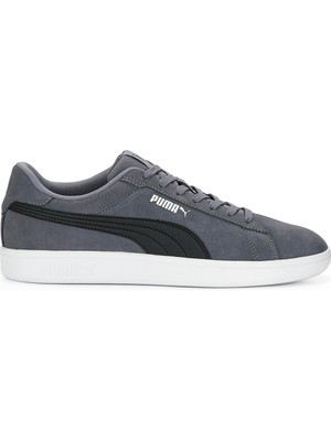 Erkekler İçin Puma Smash 3.0 Gri Sneaker Ayakkabı Hafif Ve Esnek Yapısıyla Günlük Kullanıma Uygun