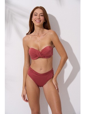 Pierre Cardin Straplez Boş Kap Bağlamalı Bikini Takımı