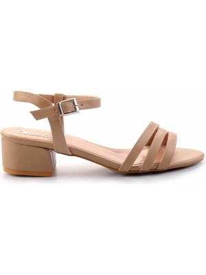 Bambi Nude   Kadın Klasik Topuklu Ayakkabı K05397085209