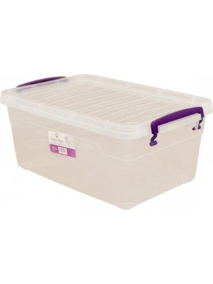 Royaleks Group Şeffaf Çok Amaçlı 30 Lt Dikdörtgen Saklama Kabı 48X32X29 ROYALEKS-82113