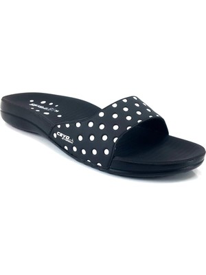 Ceyo 9814 4 Kadın Anatomik Terlik - Siyah