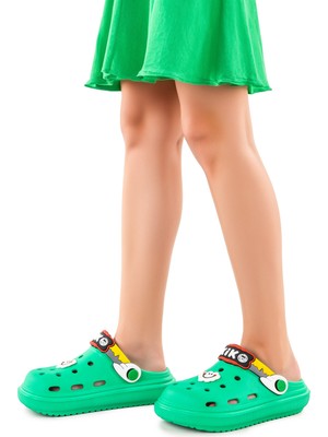 Kiko Kids Eva Plaj Havuz Okul Kreş Erkek Çocuk Terlik Twg 755-1 Yeşil