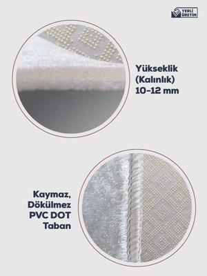 İnspira Pastel Tonlu Gökkuşağı Halısı Yıkanabilir Kaymaz Taban Çocuk Odası