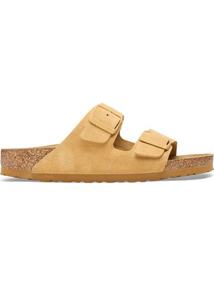 Birkenstock Krem Erkek Süet Terlik 1027727 Arızona