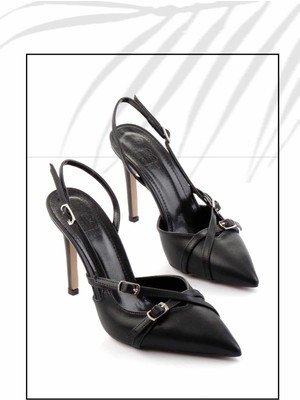 Siyah   Kadın Klasik Topuklu Ayakkabı K01667010109