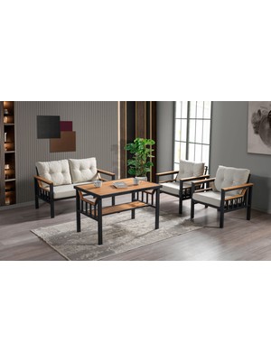 Mobilya Bazarı Mobilyabazari Inter Bahçe-Balkon Takımı, Çay Seti