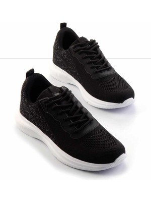 Bambi Siyah Buz Triko   Erkek Sneaker E01768002682