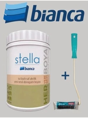 Bianca Stella Boya Su Bazlı Akrilik + Dekor Kadife Rulo