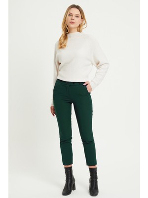 Cigarette 3 Çıtlı Pantolon - Zümrüt