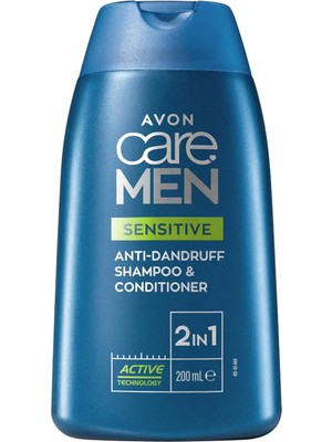 Avon Care Men Sensitive 2'si 1 Arada Kepek Önleyici Şampuan ve Saç Kremi 200 ml