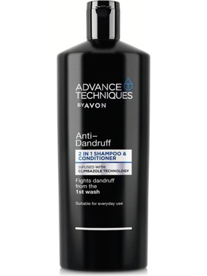Avon Advance Techniques Kepek Önleyici 2'si 1 Arada Şampuan ve Saç Kremi 700 ml