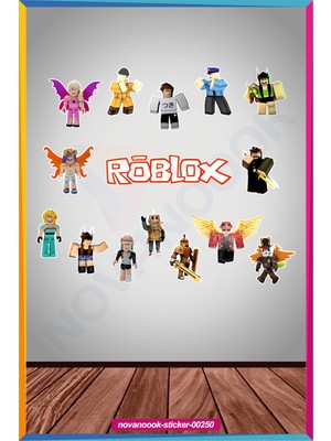 Nova Noook Roblox Karakterleri Cam Duvar Sticker (STICKER-00250)