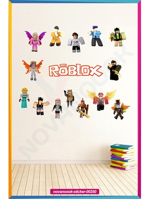 Nova Noook Roblox Karakterleri Cam Duvar Sticker (STICKER-00250)