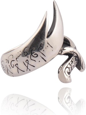 Vogutima Zülfikar Kılıç Model Erkek Gümüş Yüzük