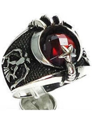 Vogutima Pençeli Ayyıldız Gümüş Erkek Yüzüğü