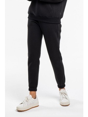 Yakamel Kadın 3 Ip Içi Pamuklu Eşofman Altı