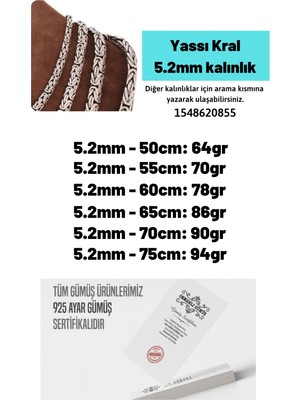 Vogutima 2.8mm Yassı Ezme Kral Model 925 Ayar Gümüş Erkek Kolye Zincir 1548620855