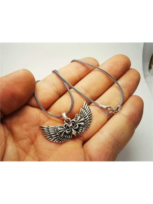 Vogutima Melek Kanadı Gümüş Erkek Kolye Zincir