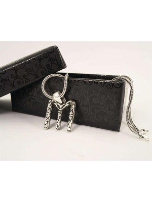 Vogutima Iyı Yazılı Kayı Boyu Simgeli Gümüş Erkek Kolye Zincir